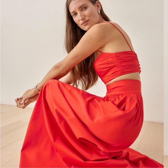 Reformation Carlow Two-Piece Paprika - Picture 3 of 7